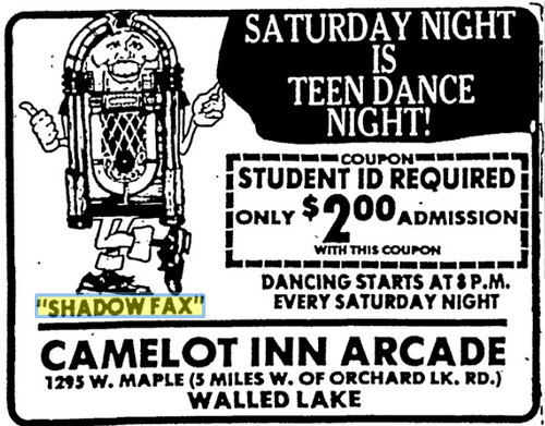Mr. Bs Camelot Inn (Maple Lanes, Shadow Fax, Olde World Market) - Oct 1982